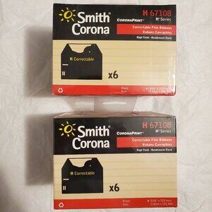Smith Corona correctable film ribbon 6 pack (2) H67108